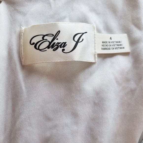 ELIZA J Knit A Line Paisley Print Mini Dress, Size 4 - Picture 10 of 10